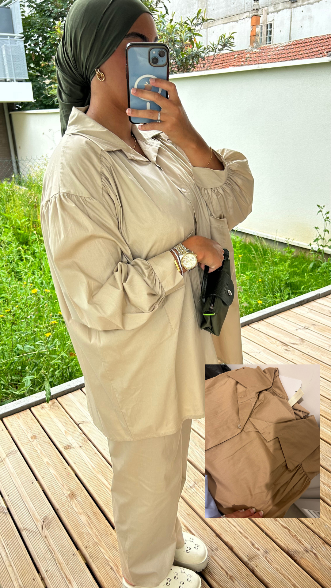 Ensemble Kyoto beige/marron